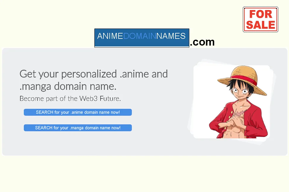 Anime Domain Names