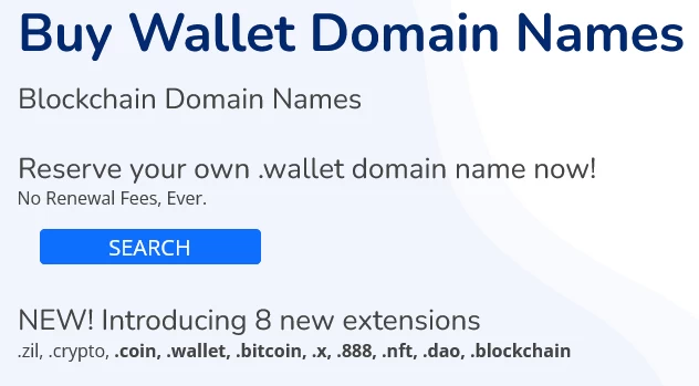 Buy Wallet Domain Names